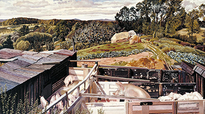 Rickett's Farm, Cookham Dene Stanley Spencer